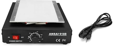 Soldering Hot Plate, LCD Screen Separator Heating Platform Plate Glass Removal Phone Repair Machine Auto Heat Smooth Plate Station for Electronic Repair Lab, Rework Heater Lab
