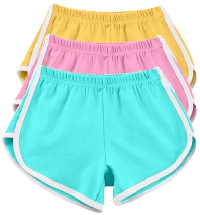 Angebote Des Tages Heute 3PC Shorts Damen Sommer Freizeit Mode Kurze Hosen Damen Sommer Leicht Bequeme Kurze Elastischer Gürtel Atmungsaktiv Freizeithose Sport Shorts Damen Blitzangebote Sale Sale