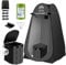 Portable Camping Toilet Kit with Pop-Up Privacy Tent, Washable Outdoor Shower and Changing Room, Includes Toilet Bags and Poo Gel
