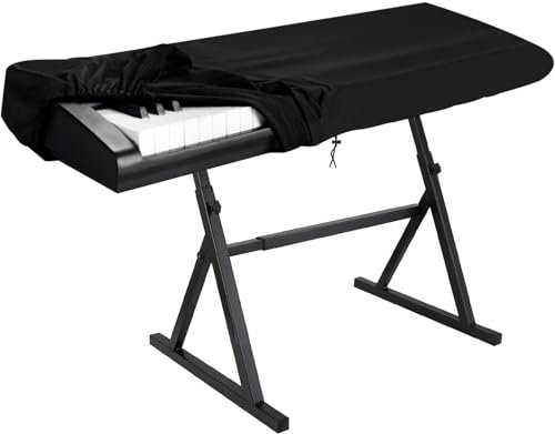 Dokon 88 Keys Piano Keyboard Cover Waterproof 420D Oxford Fabric Piano Dust Cover with Drawstring, Protective for Electronic Keyboard, Digital Piano, Yamaha, Casio, Roland & More