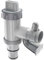 Adaptateur de Tuyau de Piscine Hors Sol avec Vanne d'entretien/d'arrêt et Support de Tuyau, Accessoires de Piscine pour Système de Pompe de Piscine, pour Tuyau 32/38mm (Lot de 1)