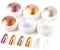 6 Schachteln Chrome Nail Powder - BISHENGYF Metall Mirror Cromepulver NäGel Transparent Aurora Ice Shimmer Chrome Nail Powder für Nägel DIY-Salon