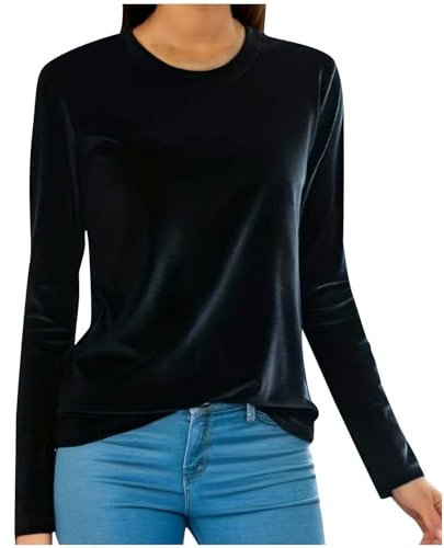 TYUIOP Camicia Flanella Maglietta Termica Magliette Termiche Donna Bianca Maglietta Nera Bambina Manica Lunga Aderente Maglietta Maniche Lunghe Donna Termica Set Maglia Donna Magliette Donna Best