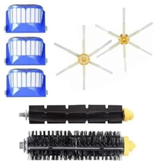 Spazzola laterale a rullo con filtro HEPA for IRobot Roomba serie 600 675 606 616 620 650 655 660 676 Parti del filtro for aspirapolvere robot