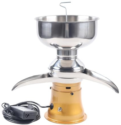 Montalatte automatico,Separatore elettrico della centrifuga del latte,50 L/H Latte Centrifuga Separatore Latte,Alta efficienza Nuovo Macchina Separatore di Panna,Crema latte scremato e crema fai da te