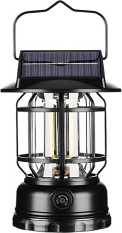 Linterna De Camping Luz De Emergencia Lámpara De Energía Solar Luces De Tienda Resistente Al Agua Para Camping Senderismo Cortes De Energía