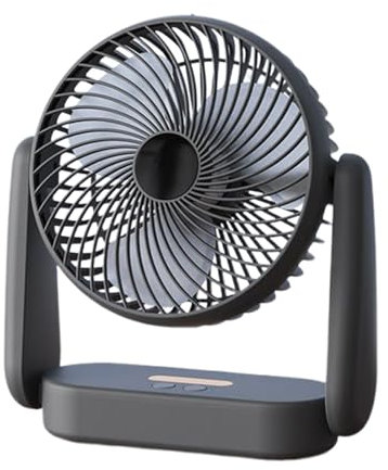 Personal Desk Fan | Personal Cooling USB Table Fan,Air Cooler 360 Adjustable Tilt, Quiet Rechargeable Desktop Accessories Cool Gadgets for Home Travel Dorm Bedroom Kitchen