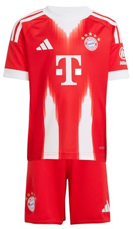 adidas Performance FC Bayern München Mini Trikot Set Home 2025/2026 Kids rot, 110 Kinder