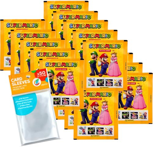 Bundle mit S. Mario - Its-A Me, Mario (2025) - Sammelsticker - 20 Tüten + exklusive collect-it Hüllen
