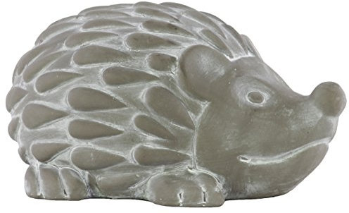 Urban Trends Zement stehend Igel Figur LG gewaschen Beton Finish, grau