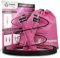 Springseil für Erwachsene Fitness mit Trainingsplan Bonus Seil Tasche pink - Speed Rope Springseil Boxen Crossfit Sport Sprungseil Erwachsener Boxer - Springseile Skipping Jump Rope Seil Seilspringen