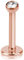 viva-adorno® 1 Stück Lippenpiercing Piercing Micro Stecker Zirkonia Innengewinde Größen Z399, Rosegold 10mm