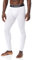 MEETYOO Herren Kompressionshose Sport Leggings, Weiß, S EU