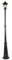 Qazqa Clásico/Antiguo Farol de exterior clásico negro 200 cm IP44 - Havana Vidrio/Aluminio Alargada Adecuado para LED Max. 1 x 60 Watt