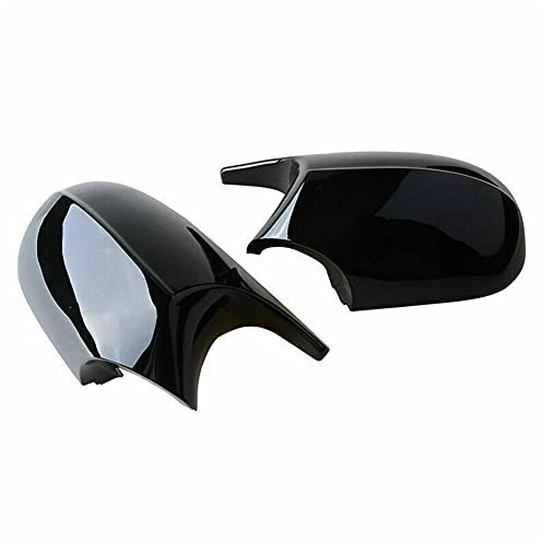 Hpory Rückspiegel Abdeckung E90, 1 Paar Auto Spiegelabdeckungen für E90 E91 2008-2011 E92 E93 E82 2010-2013, E81 2010-2012, E87 2007-2011E88 2010-2013 Seitenspiegel Carbon Außenspiegel Spiegelkappe