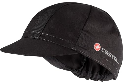CASTELLI Herren Endurance Cap Mütze, Schwarz, Einheitsgröße