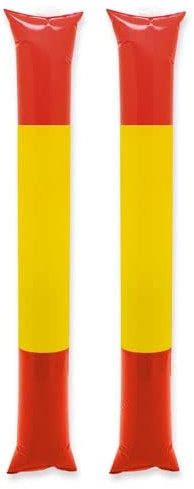 Lote 50 Pares de Palos Hinchables Animación España. Regalos para el mundial y eurocopa. Regalos, merchandising, publicidad para eventos.