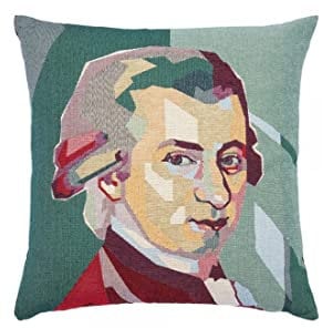 PAD - Kissenhülle, Kissenbezug - Legend Wolfgang Amadeus - Baumwolle, Polyester - 45 x 45 cm