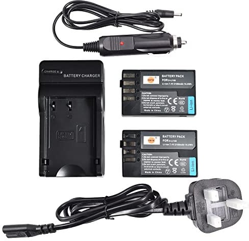 DSTE 2x D-Li109 Rechargeable Li-ion Battery + Travel Charger Compatible For Pentax Li109 K-r K-30 K-50 K-500 Camera
