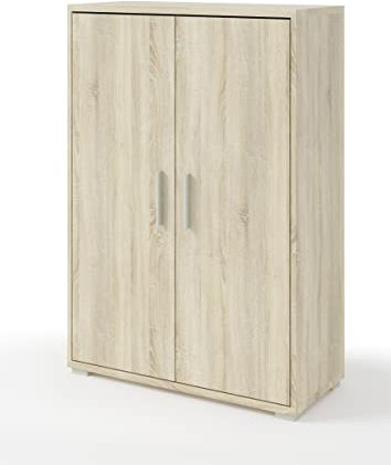 möbelando Aktenschrank Clermont in Sonoma/Eiche mit 2 Türen und 3 Fächern. Abmessungen (BxHxT) 79,1x114x35 cm