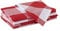 Encasa Kitchen Cloth for Cooking | Cotton Hand Towel for Drying Dishes | 70x45 cm Tea Towels | Highly Absorbent for Cleaning & Quick Drying of Plates & Glasses | Buffalo Red Checks (Set of 4 Pieces)
