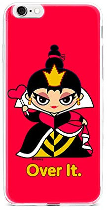 ERT GROUP Handyhülle für iPhone 6/6S Original und offiziell Lizenziertes Disney Muster Queen of Hearts 001 optimal an die Form des Handy angepasst, hülle aus TPU