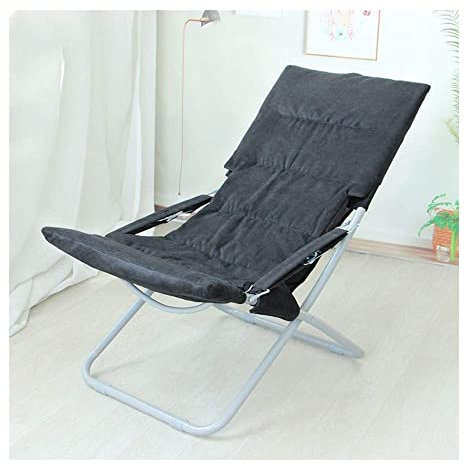 Relaxsessel Faltbarer und verstellbarer Schwerelosigkeitsstuhl Sonnenliege mit rutschfester oberer Abdeckung Outdoor Garten Strand Pool Terrasse Dicker Sessel Relaxer Relaxer Stahlrohr beschichtet