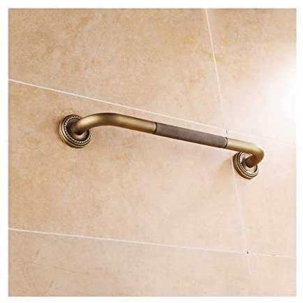 NALsa Halterungen Für Handlauf Handlaufhalter Strapazierfähiges Antikes Messing Einfache Installation Treppenhandlauf Badewannenhandlaufgriff Toilette 50 cm Geländer Wandhalter
