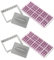 Zenker 9925850 Lot de 2 emporte pièce biscuit et tampon lettre, emporte pièce biscuit personnalisé, emporte pièce lettre, tampon alphabet, emporte pièce petit beurre, Plastique, 8,5 x 6,3 cm