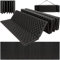 TRIZAND Faltbare Isomatte 180x60x1cm – Eva Schaum, wasserdicht, extra dick, mit Tragegurt – Campingmatte, Outdoor, Zelten, Wandern, Schwarz, Strandmatte Camping