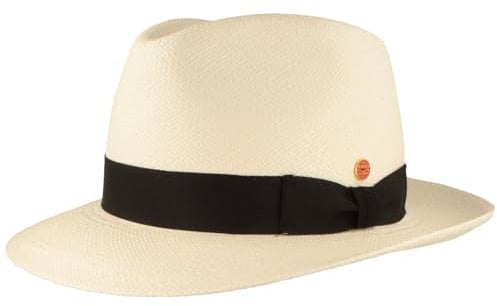 Mayser Albenga Panama Bogarthut Panamahut Strohhut Sommerhut Sonnenhut Herren Hut UV-Schutz Wasserabweisend Bruchschutz 60