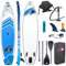 Campsup SUP F2 AXXIS 11'6 Combo HELLBLAU + Floater Aufblasbares Stand Up Paddle Board | 354x84x15 cm | Surfboard für Einsteiger & Fortgeschrittene mit zubehör | Tragkraft bis 165 Kg