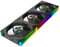 Jungle Leopard Splice Type ARGB PC UNI Fan Pack de Trois Ventilateurs Daisy Chain Fan 120mm Ventilateur(V1SE Noir)
