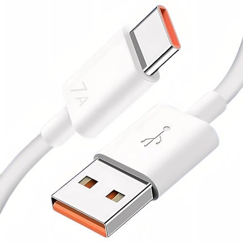USB Type C Cable 100 W, 6A Fast Charging USB to USB C Charging Fast Charger Cord for Car, 1M USB C to USB A High Speed Type C Data Sync Cable Compatible with Type C Supported Devices