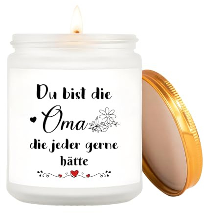 Oma Geschenke,Oma Kerze mit Spruch,Ostergeschenke für Oma,Geschenke für Oma Geburtstag Muttertag Ruhestand Beste Oma Granny Geburtstagsgeschenk Muttertagsgeschenk