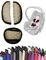 Gurtpolster [Polster-Set für Babyschalen] Autositze Kinderwagen universal Schulterpolster Set 3 Pads Gurtbezüge (Sterne beige)