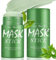 2 Stück Green Mask Stick, Grüner Tee Purifying Clay Maske für Alle Hauttypen, Green Grüne Tee -Reinigungsmaskenstock für Moisturizing Nourishing Skin,Reduzierung von Mitessern