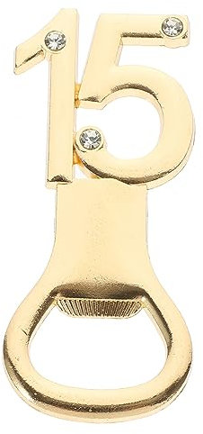 OUNONA Goldener Flaschenöffner für Hochzeiten und Geburtstagsfeiern Multifunktionales Barzubehör Ergonomisch und Tragbar Einzigartiges Design für Besondere Anlässe Geschenkidee für Partys