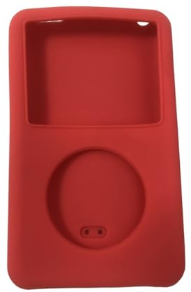 Silikon-Schutzhülle für iPod Classic 3. Generation, 80 GB, 120 GB, 160 GB, langlebig, weich, flexibel, stoßfest, rutschfest, kratzfest, Rot