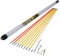 C.K MightyRods Pro 10m Tire Fils Electrique Standard Kit, No Échardes, 4 Aiguilles Flexibles, Aiguille Tire Fil Electricien, Baguette Tire Cable Rod Electrique, Baguettes Passe Cable Guide, CK T5421