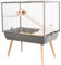 Zolux Neo Silta Kleintierkäfig L 77,5 x T 47,5 x H 87,5 cm, Grau