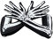 BESTOYARD Halloween Schädel Geist Lange Handschuhe Skelett Handschuhe Party Supplies
