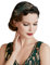 ArtiDeco 1920s Bandeau pour femme avec serre-tête Gatsby années 20 - - Taille unique (Vert)