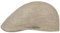 Stetson Texas Linen Flatcap Schirmmütze Leinencap Sommercap Schiebermütze Damen/Herren - Made in The EU mit Schirm, Futter Frühling-Sommer - XXL (62-63 cm) beige-meliert