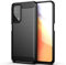 betterfon Hülle Kompatibel mit Xiaomi Mi 10T / 10T Pro | Handyhülle für Mi 10T / 10T Pro | Carbon Handy Tasche | Schwarz