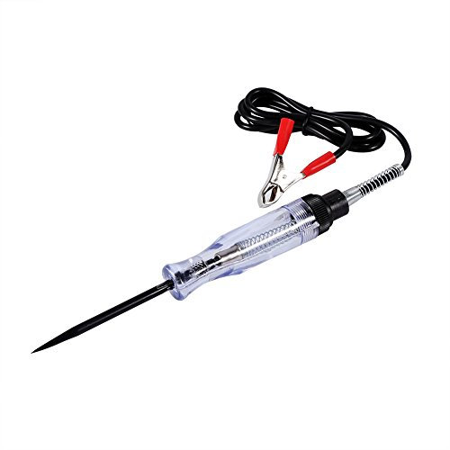electrical screwdriver tester + Electrical Wire Circuit Tester, 6V/24V Car Electrical Circuit Continuity Tester with Indicator Light, Wire Length