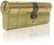 UAP 1-Star Euro Cylinder Lock with Anti-Snap & Anti-Drill Technology - Door Lock Cylinder with 3 Keys - Security for Home & Office, Door Barrel with Kitemark Rating (100mm 50/50) (Brass)
