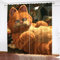 SMNVCKJ Gardinen Verdunklungsgardine Für Schlafzimmer, Anime Cartoon Druck Vorhang Verdunkelungsvorhang-Set 2er Set Für Kinderzimmer (1,280 × 245CM)