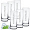 polar-effekt Wasser Trinkgläser 6er-Set 485 ml mit Gravur - personalisierte Wassergläser - spülmaschinenfeste Gläser für Cocktails, Wasser und Saft