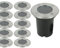 Lot de 10 Encastrable de Sol IP65 (Ampoule GU10, Canyon x10)